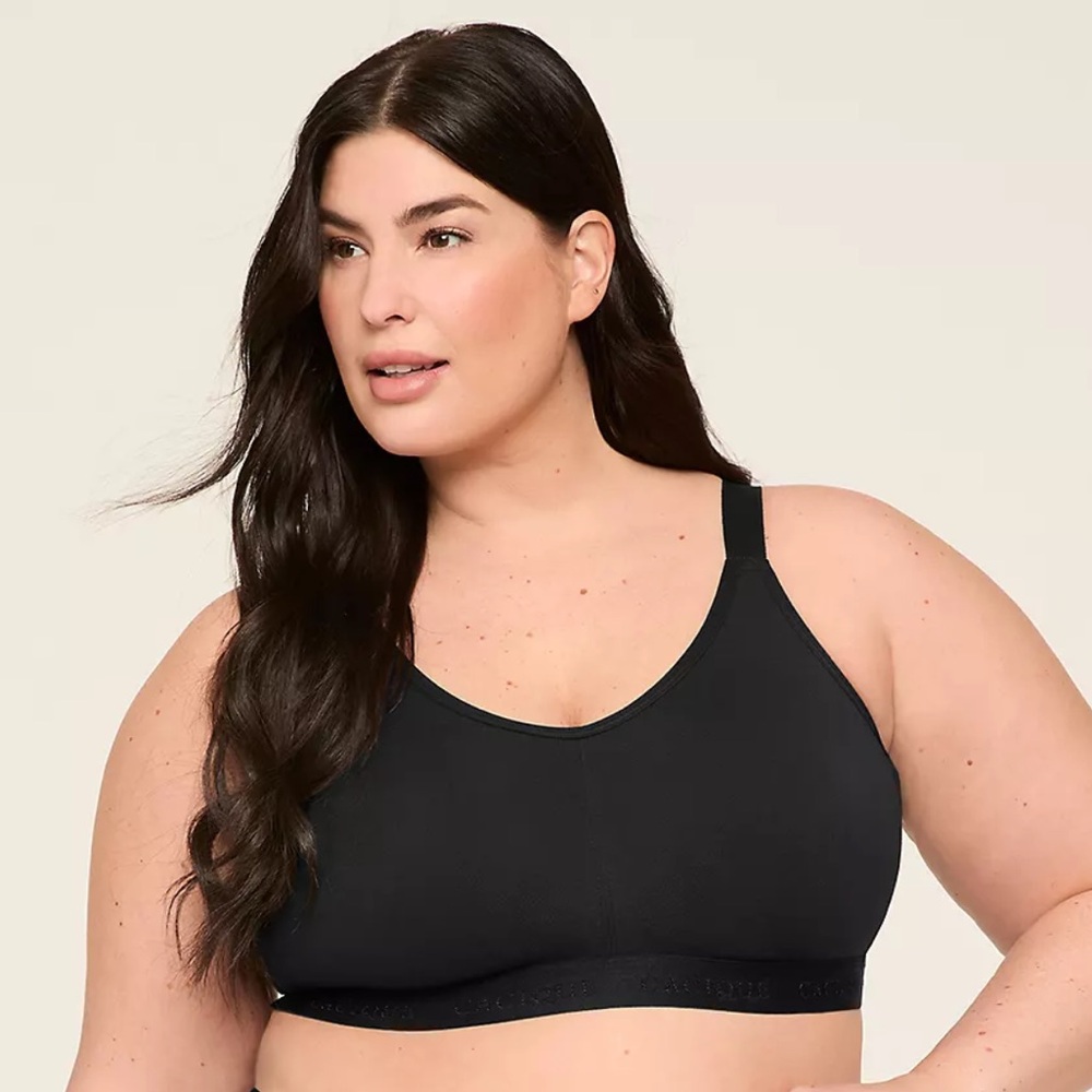 Lane Bryant CACIQUE Cotton UnLined No Wire Scoop-Neck Bra 42DDD